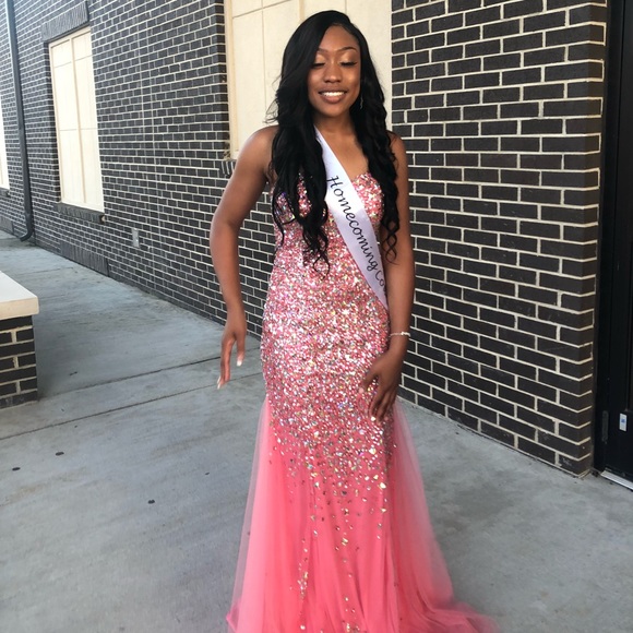 diamond prom dresses 2018